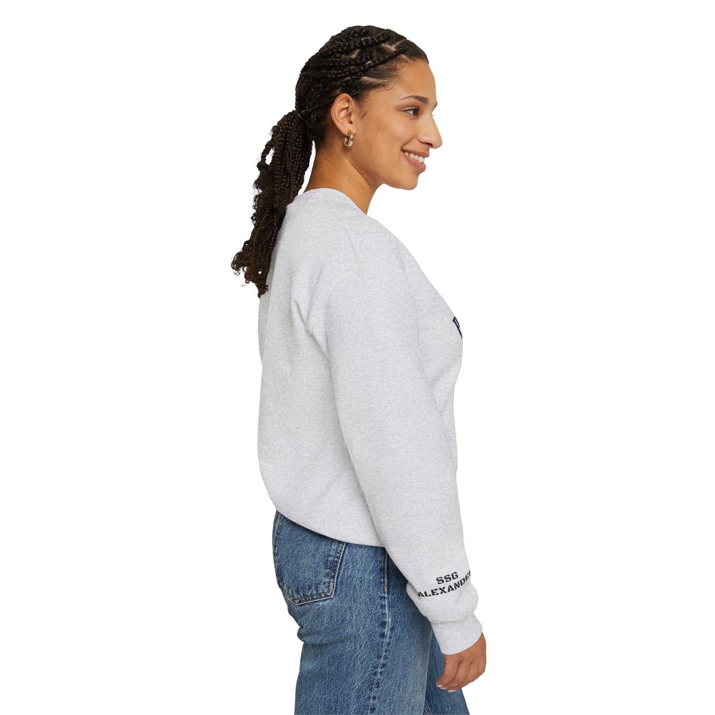 Proud Army Mom- Crewneck Sweatshirt- Personalized