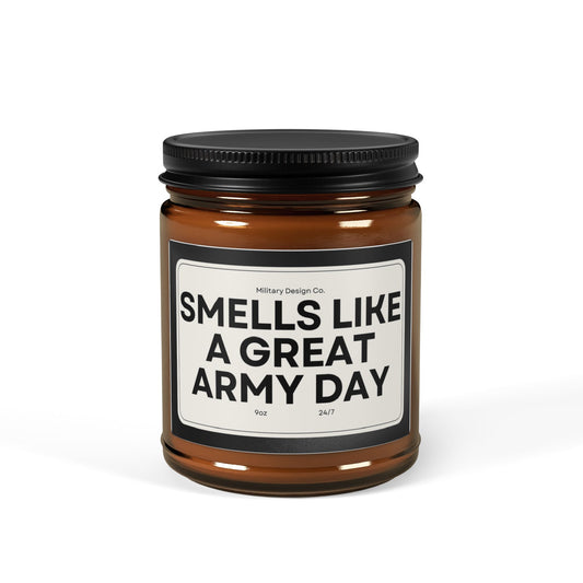 A Great Army Day Candle, gift for Soldiers and Veterans