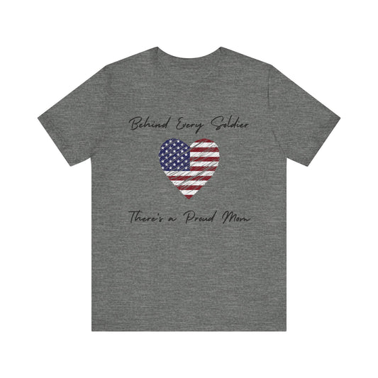 Proud Mom Military T-shirt