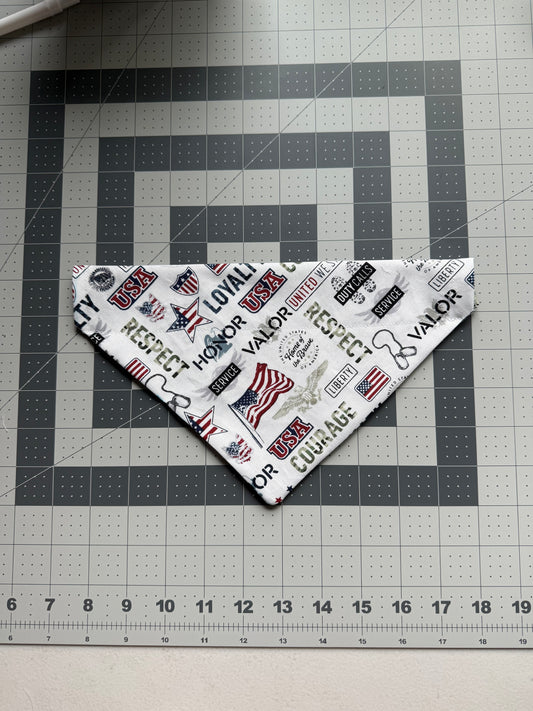 Military Theme Slip on Collar Bandana