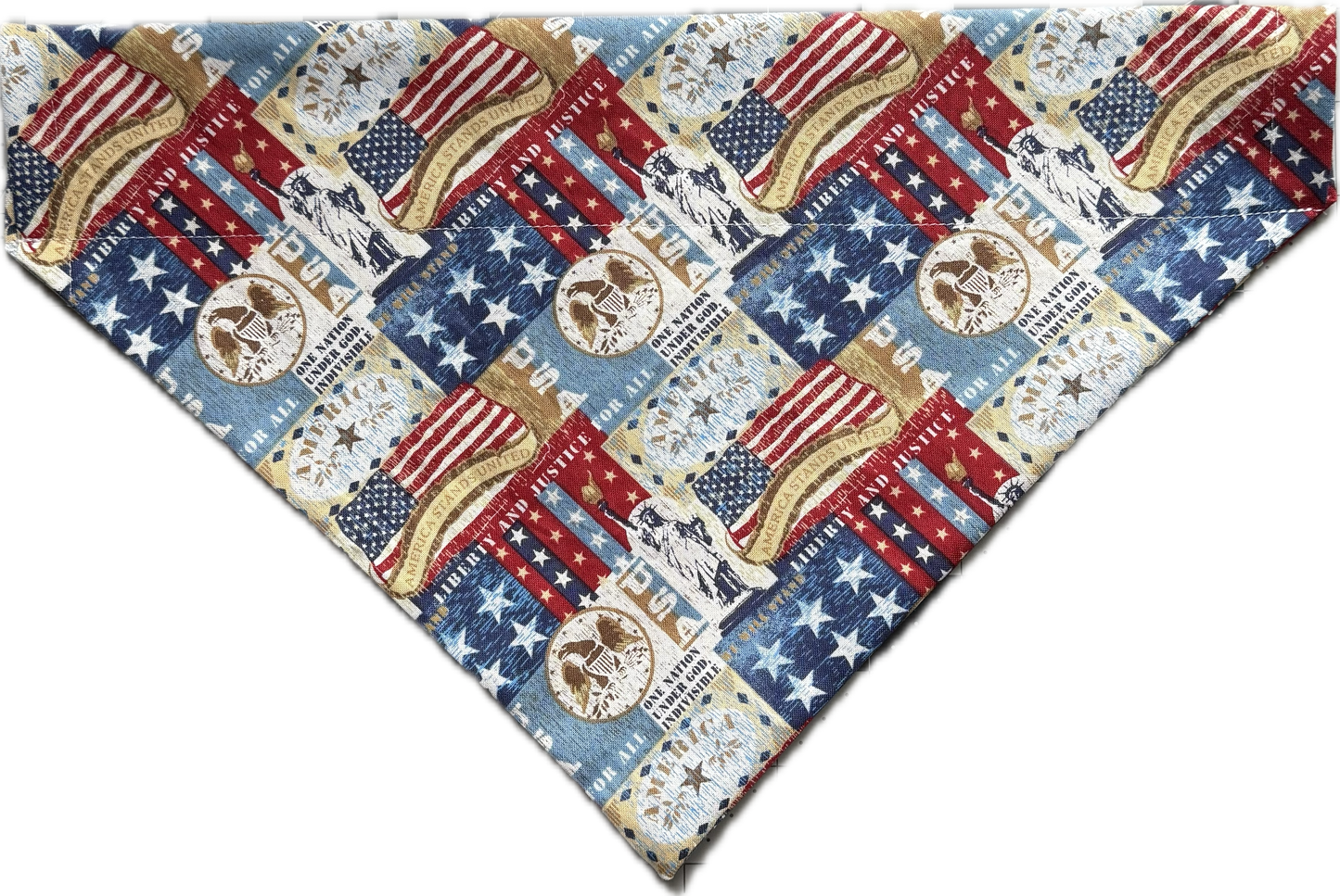 American Flag Theme Slip on Collar Bandana