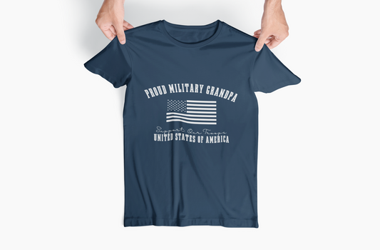 Proud Military Grandpa T-Shirt