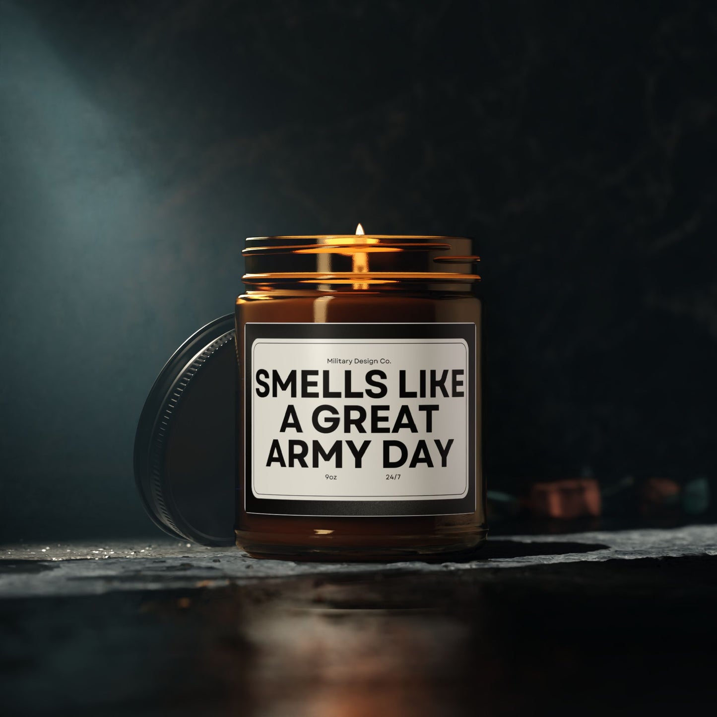 A Great Army Day Candle, gift for Soldiers and Veterans
