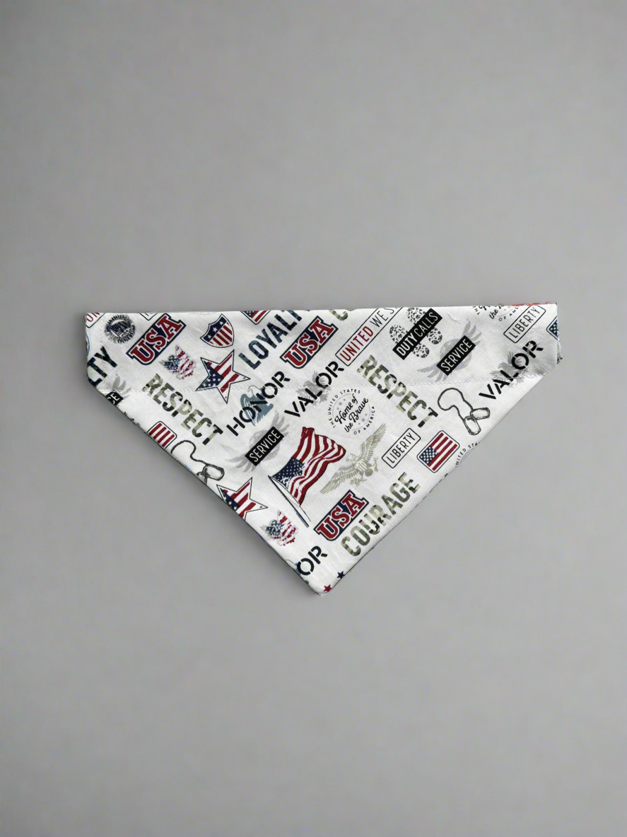 Military Theme Slip on Collar Bandana