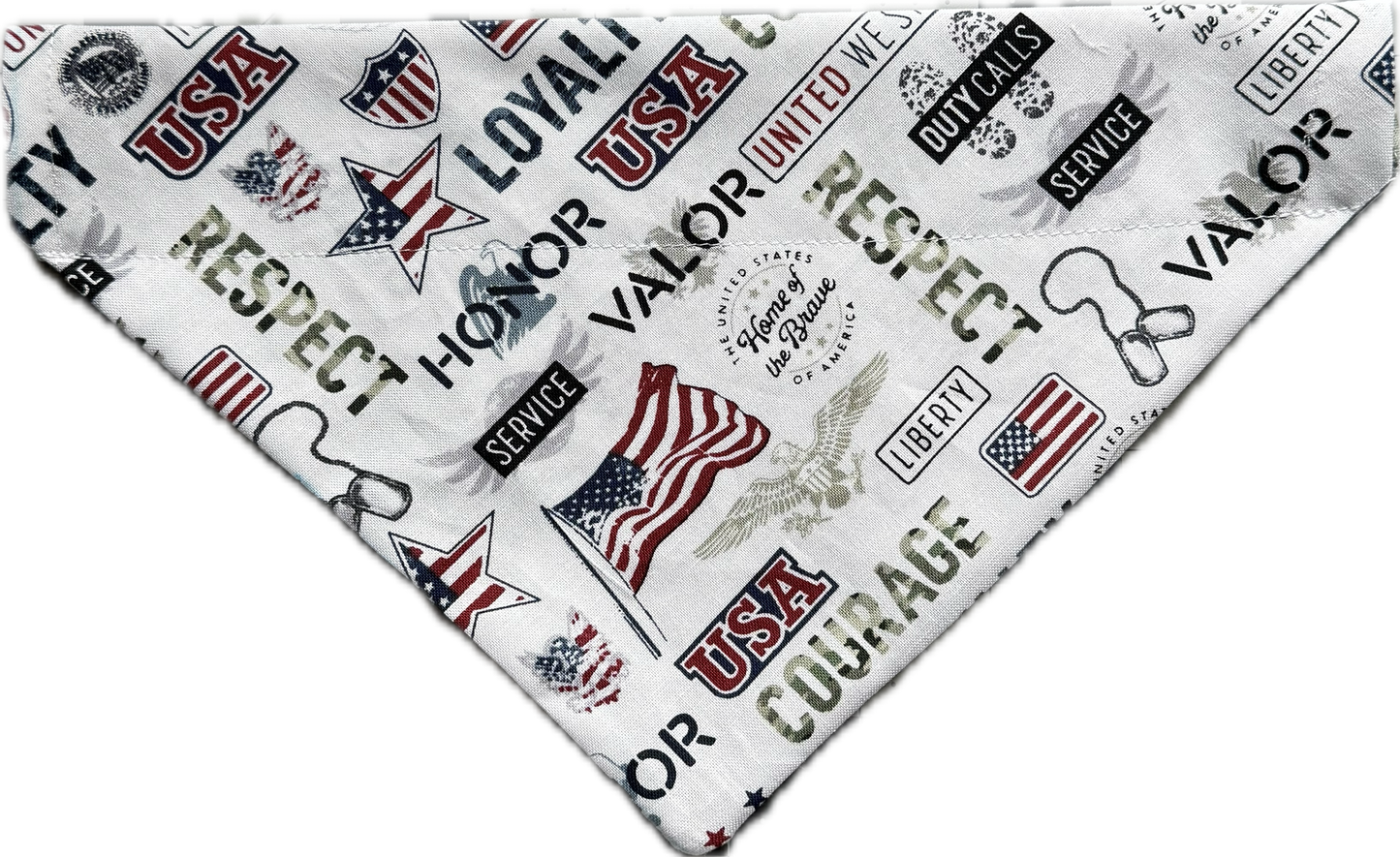 Military Theme Slip on Collar Bandana
